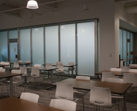 Acousti Clear Frosted Glass in Fort Myers