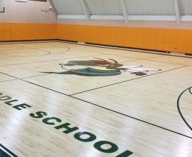 Carver MS Gymnasium Flooring