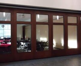 Modernfold Operable Partition with Cutouts