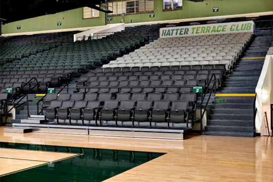 fixed stadium seating